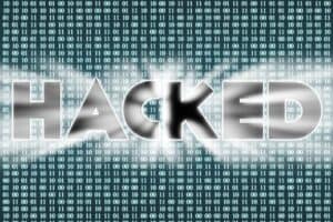 Warnung vor Cyberangriffen und Sicherheitsverletzungen, digitaler Bedrohung in der IT.